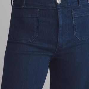 Anthropologie Maeve Collette Crop High-Rise in Dark Denim